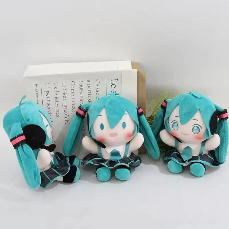 2026 hot item20-25cm Hatsune Miku version picture plush doll anime peripheral plush toy Kawaii plush girl birthday gift couple gift