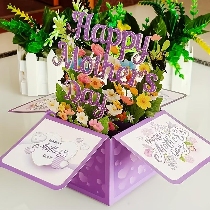 3D Pop-Up Mother’s Day Greeting Card, Complete with Envelope, Perfect ...