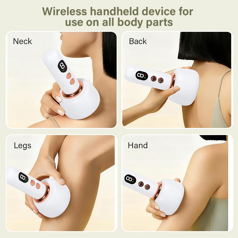 Electric Massager, Meridian Body Massage Brush, Cupping Therapy Kit, Scratch Therapy Device, USB Rechargeable, New Condition, Smart Cupping Machine