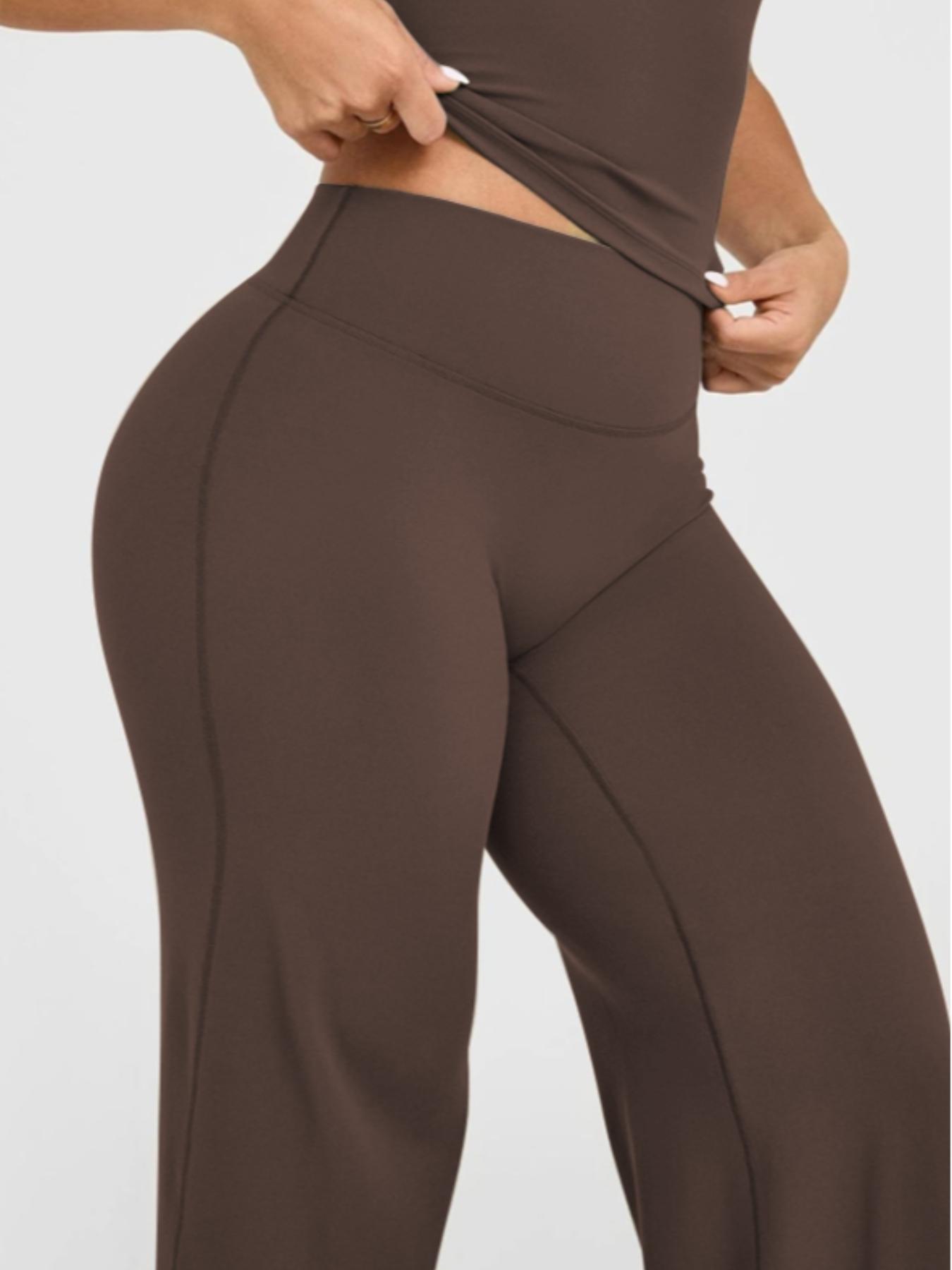 3-Pack/2PCS Women's High-Waisted Flare Leggings | Solid Color Yoga Pants | Soft & Stretchy Athletic Bottoms for Gym, Running, and Casual Wear 3-Pack/2PCS Women's High-Waisted Flare Leggings | Solid Color Yoga Pants | Soft & Stretchy Athletic Bottoms for Gym, Running, and Casual Wear