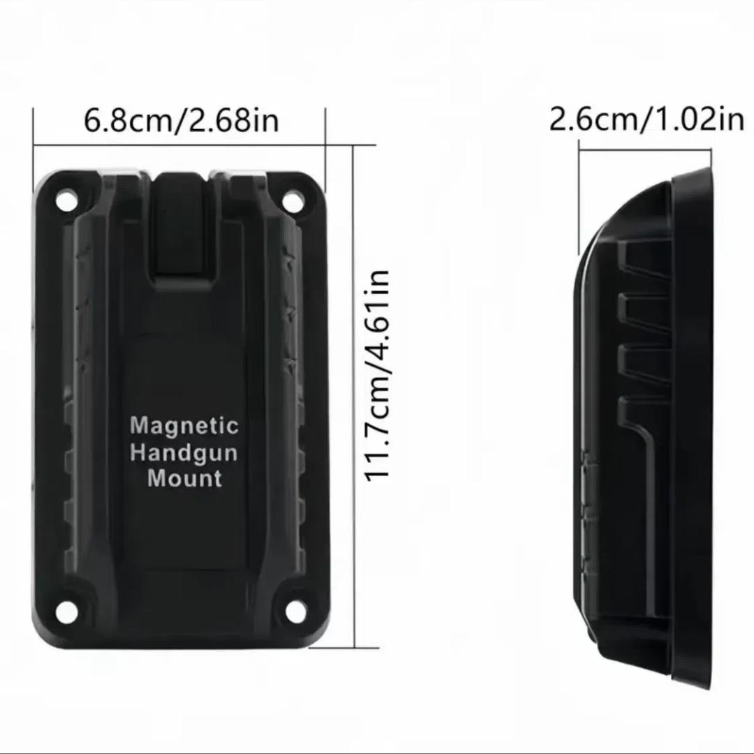 Gun Magnet Bracket Quick Draw Gun Magnetic Pistol Holster Hidden Car Applicable to multiple scenarios