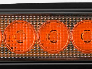 Nilight 6 inch Amber Led Light Bar 2PCS 18W Spot Driving Fog Single Row Off Road Boat Lights for Trucks SUV ATV UTV Golf Cart