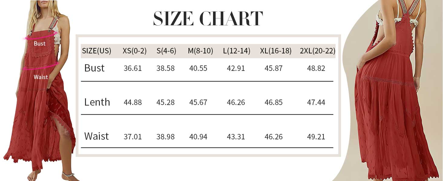 Chouyatou Women's Summer Laced Embroidered Tulle Bib Beachwear Dress Casual Comfortable Loose Adjustable Straps Maxi Dress Womenswear Flared SpringStatements Chouyatou Women's Summer Laced Embroidered Tulle Bib Beachwear Dress Casual Comfortable Loose Adjustable Straps Maxi Dress Womenswear Flared SpringStatements