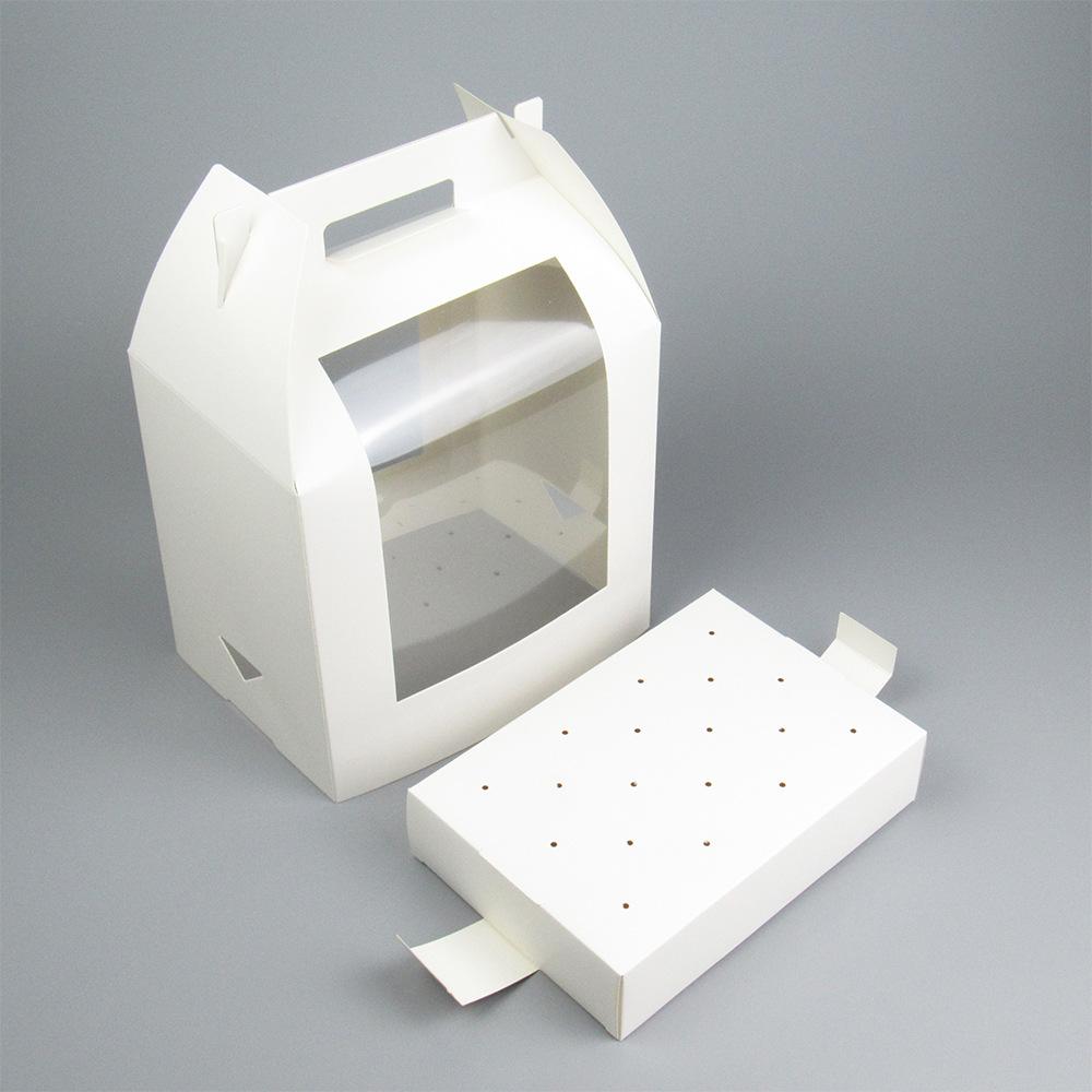 20/15/10/5/1pcs Handheld Lollipop Packaging Boxes with Clear Window, Display Boxes for Store Candies, Handmade Chocolates, Cakes & Strawberries.needoh.paper plates