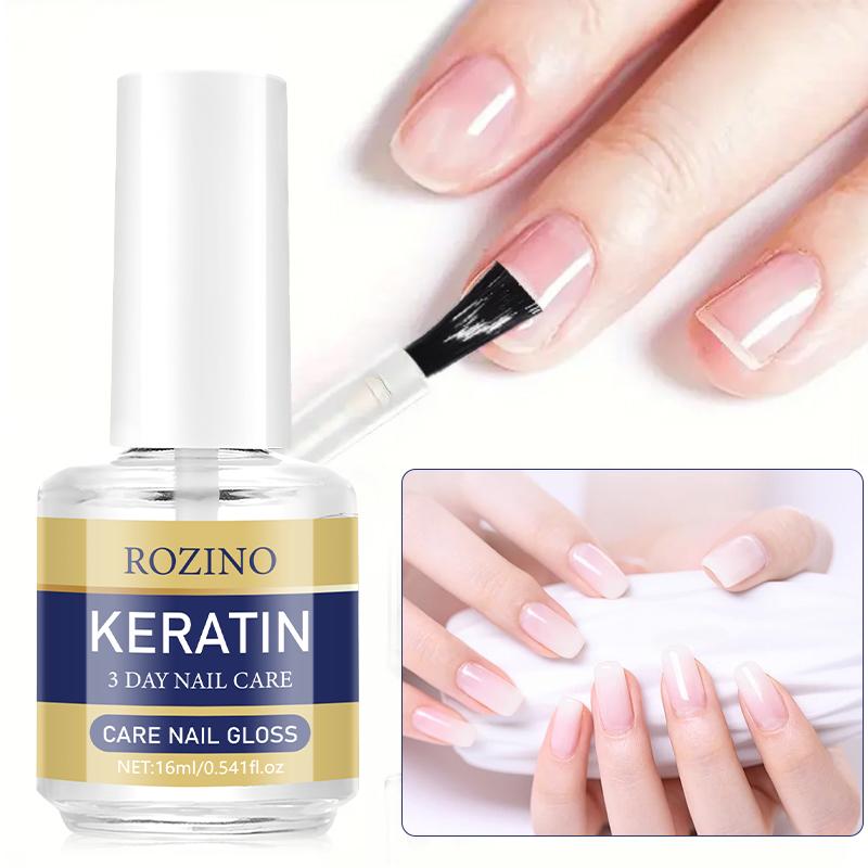 ROZINO 3 Days Nail Care Keratin Amino Acid Formula for Superior Nail Nourishment Lightweight Moisture Boosting Daily Manicure 16ml ROZINO 3 Days Nail Care Keratin Amino Acid Formula for Superior Nail Nourishment Lightweight Moisture Boosting Daily Manicure 16ml