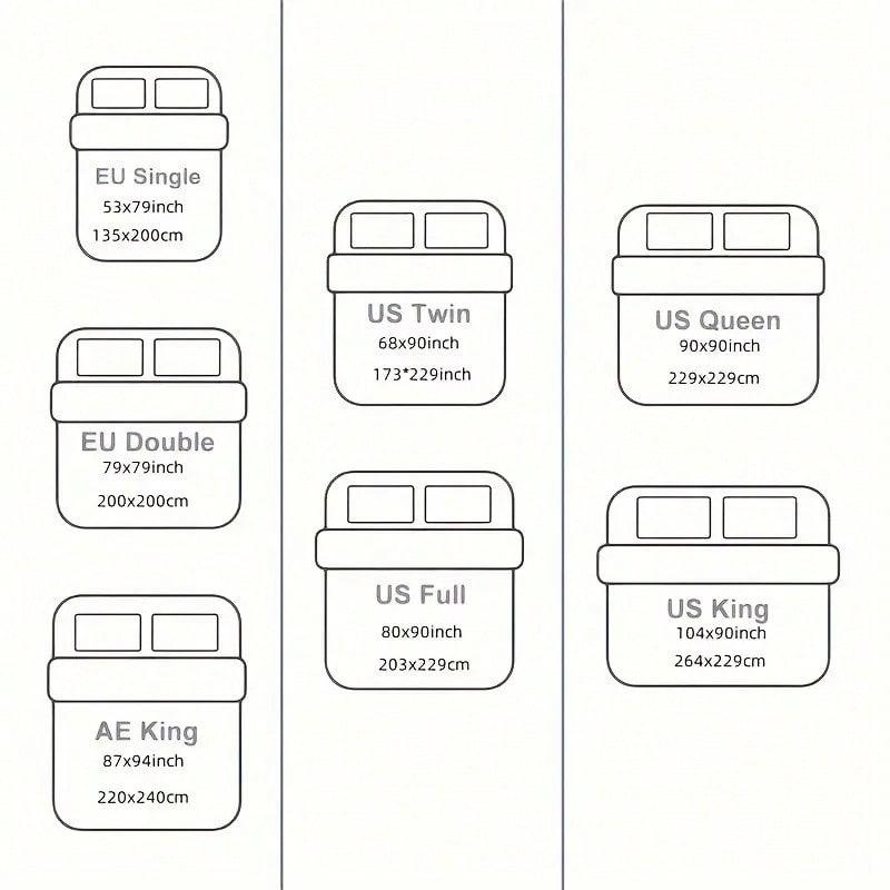 3pcs Colorful Football Pattern Bedding Set, Clear Digital Print, Suitable for Bedroom and Guest Room, Available in Various Sizes