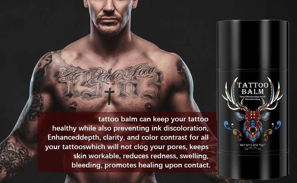Tattoo Aftercare Butter Balm 2.6oz Natural Organic Tattoo Cream Moisturizer For Old & New Tattoo Healing Brighten Enhance Ink Color Tattoo Aftercare Butter Balm 2.6oz Natural Organic Tattoo Cream Moisturizer For Old & New Tattoo Healing Brighten Enhance Ink Color