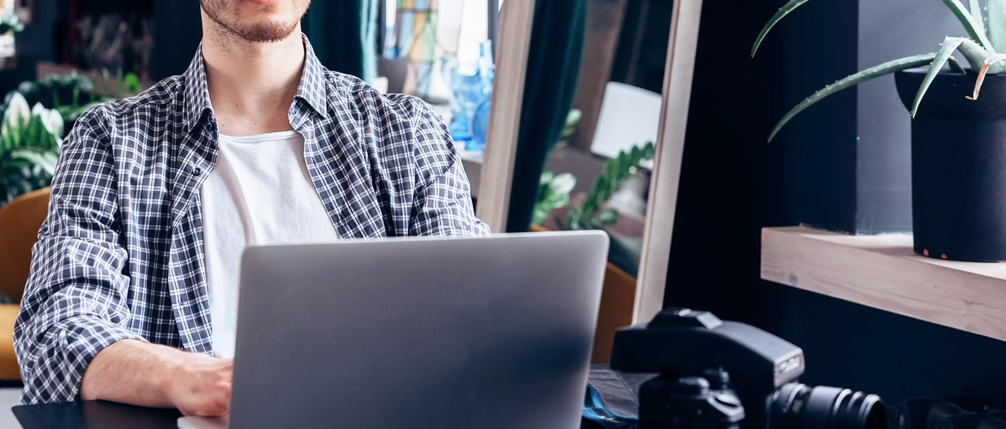 2-Pack Alimens & Gentle Men's Plaid Button Down Shirts Cotton Long Sleeve Dress Shirts Regular Fit Gingham Shirts Top Menswear