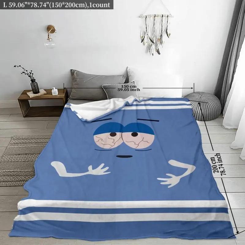 Cartoon Pattern Soft Blanket, 1/2 Counts Casual Throw Blanket, Air-Conditioned Room Blanket, Warm Nap Blanket for Home & Office