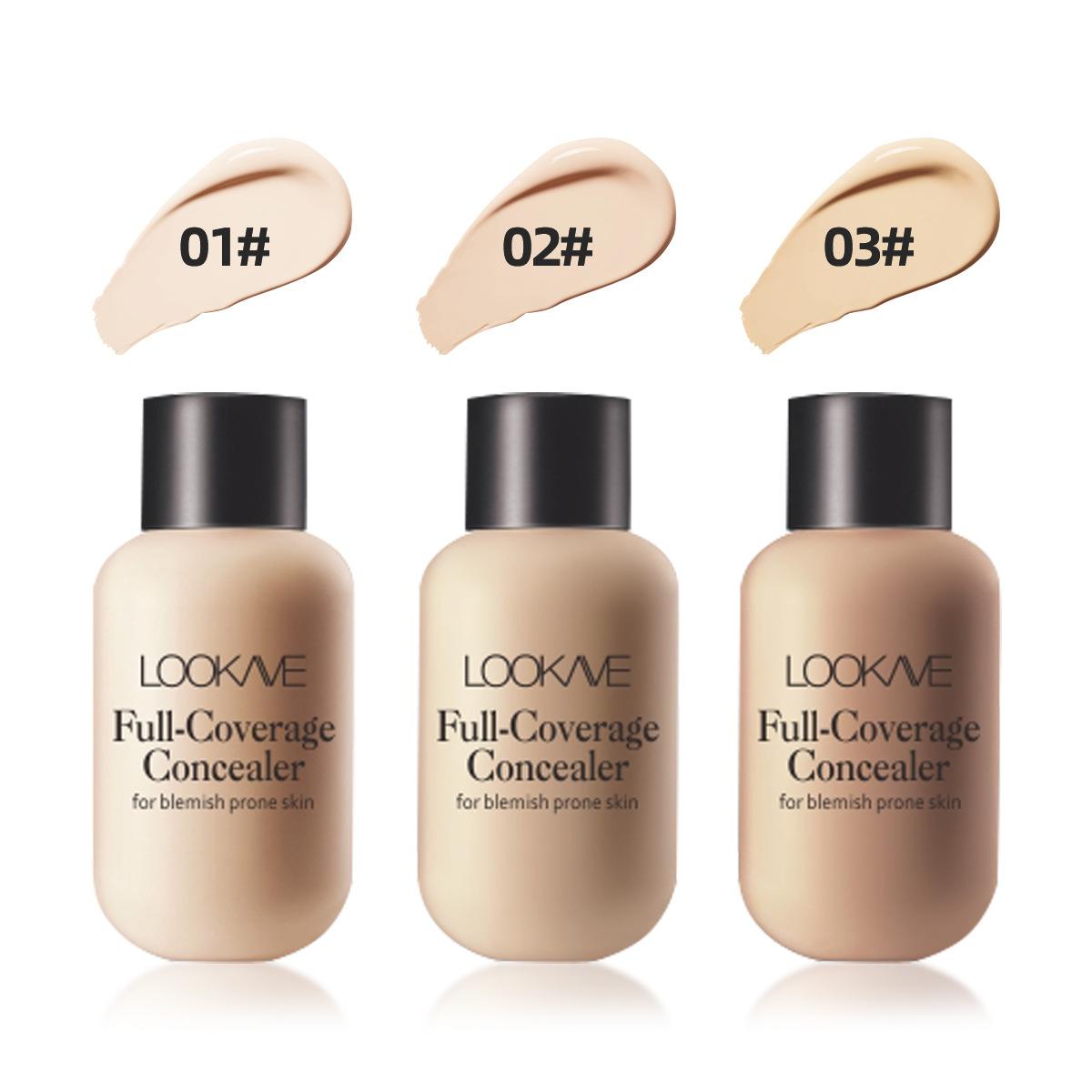 Lightweight and Compact Mini Liquid Concealer - High Coverage To Conceal Blemishes, Dark Circles, and Imperfections, Travel-sized, Makeup