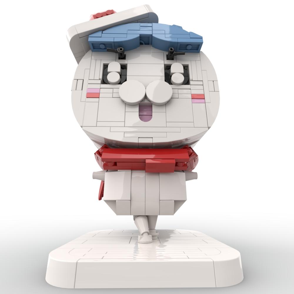 454PCS Anime Style Cute Character Building Blocks Set DIY Buildable Cartoon Figure Model Kit Easy Assembly Desk Display Ornament Birthday Gift Valentines Day Gift Easter Gift Halloween Gift Thanksgiving Gift Christmas Gift New Year Gift