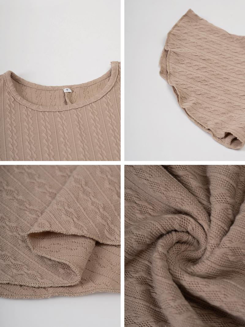 Elegant Knitted Long Sleeve Dress with Back Lace-Up, Slim-Fitting Casual Chic Fitted Fall Fashion, Plain Pattern, Women's Clothing