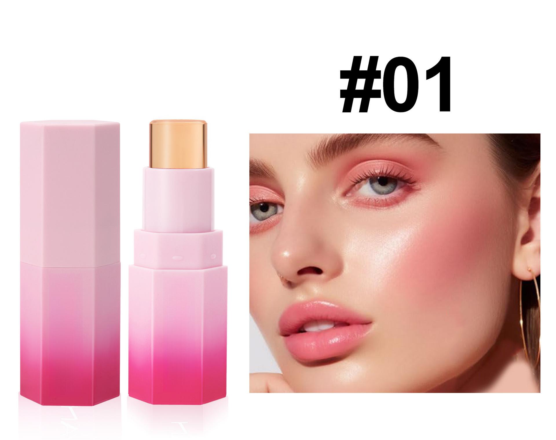 Temperature Changing Jelly Blush Stick, Multi-use Matte Cream Blush for Blush, Highlight & Contour Temperature Changing Jelly Blush Stick, Multi-use Matte Cream Blush for Blush, Highlight & Contour