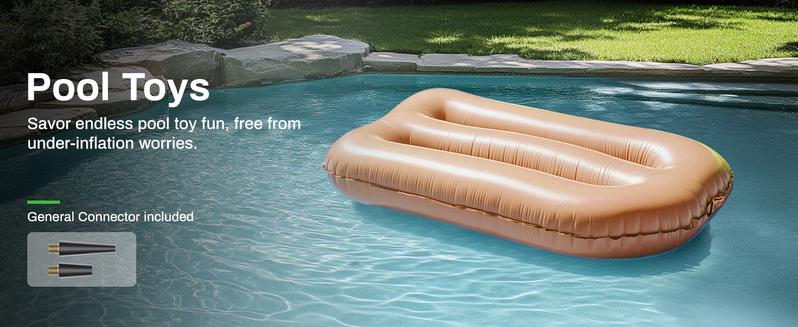 Tire Inflator Portable Air Compressor, AMPBANK AT003 Auto Air Pump for Car Tires, Tire Inflator 150PSI with 6000mAh Battery, Pressure Gauge & LED Screen, Air Compressor for Car, Motorcycle, Bike, Ball