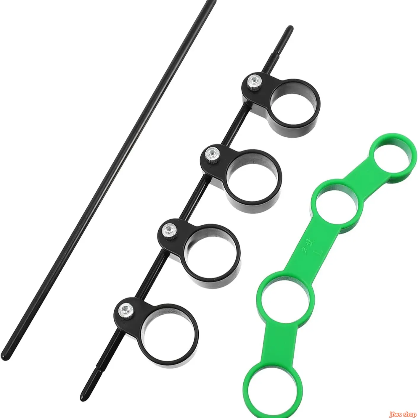 2-Pack Adjustable Guitar Finger Expander, Beginner Hand Stretcher & Finger Trainer for Guitar, Bass, Ukulele, Mandolin, Piano & Banjo – Strength & Dexterity Practice Tool, Musician Grip Aid tiktokshopbacktoschool
