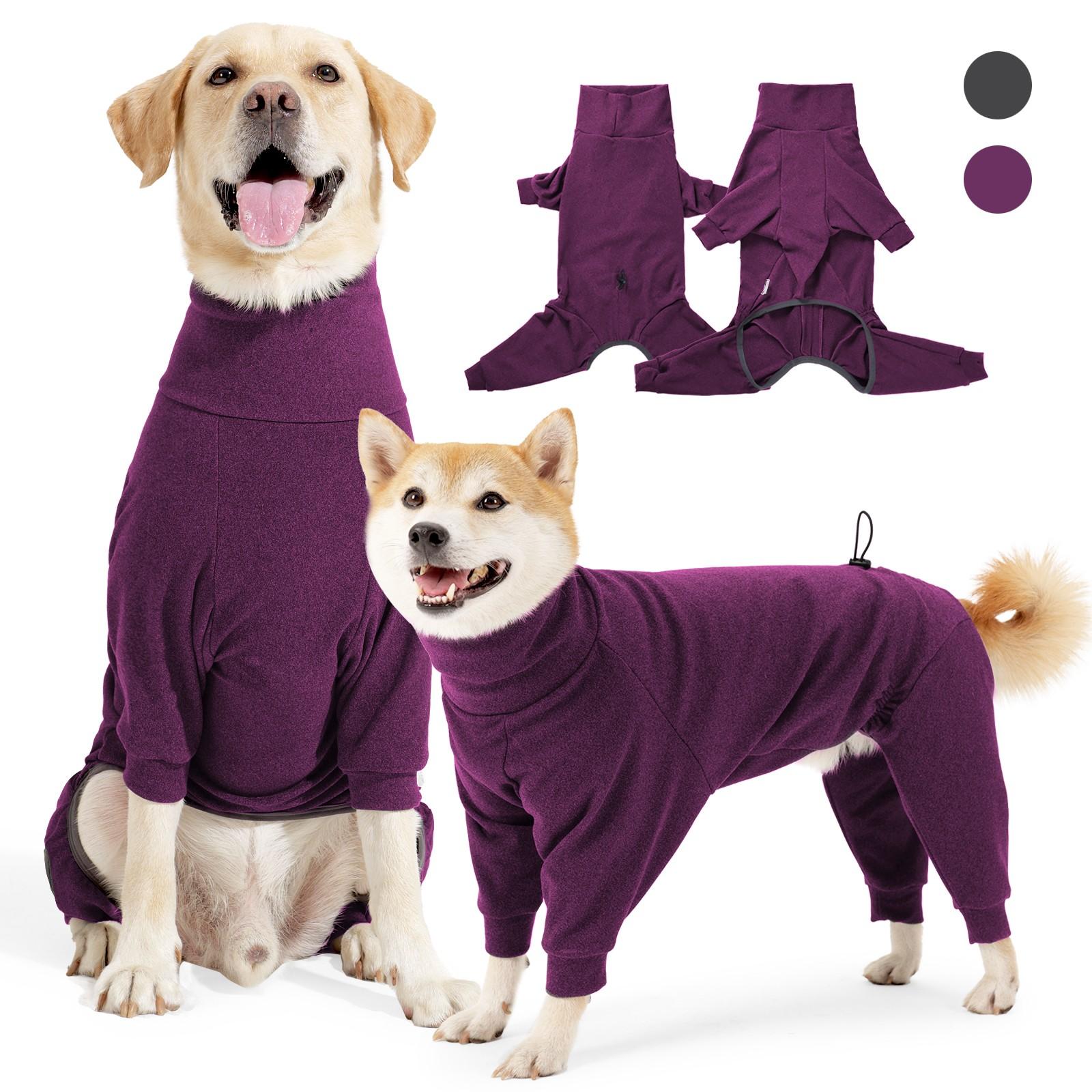 Dog Sweater Coat Winter Clothing for Small Medium Large Pets, High Neck Warm Full Body Dog Pajamas Recovery Suit One-Piece Pants Comfortable Windproof Shirt Dog Sweater Coat Winter Clothing for Small Medium Large Pets, High Neck Warm Full Body Dog Pajamas Recovery Suit One-Piece Pants Comfortable Windproof Shirt