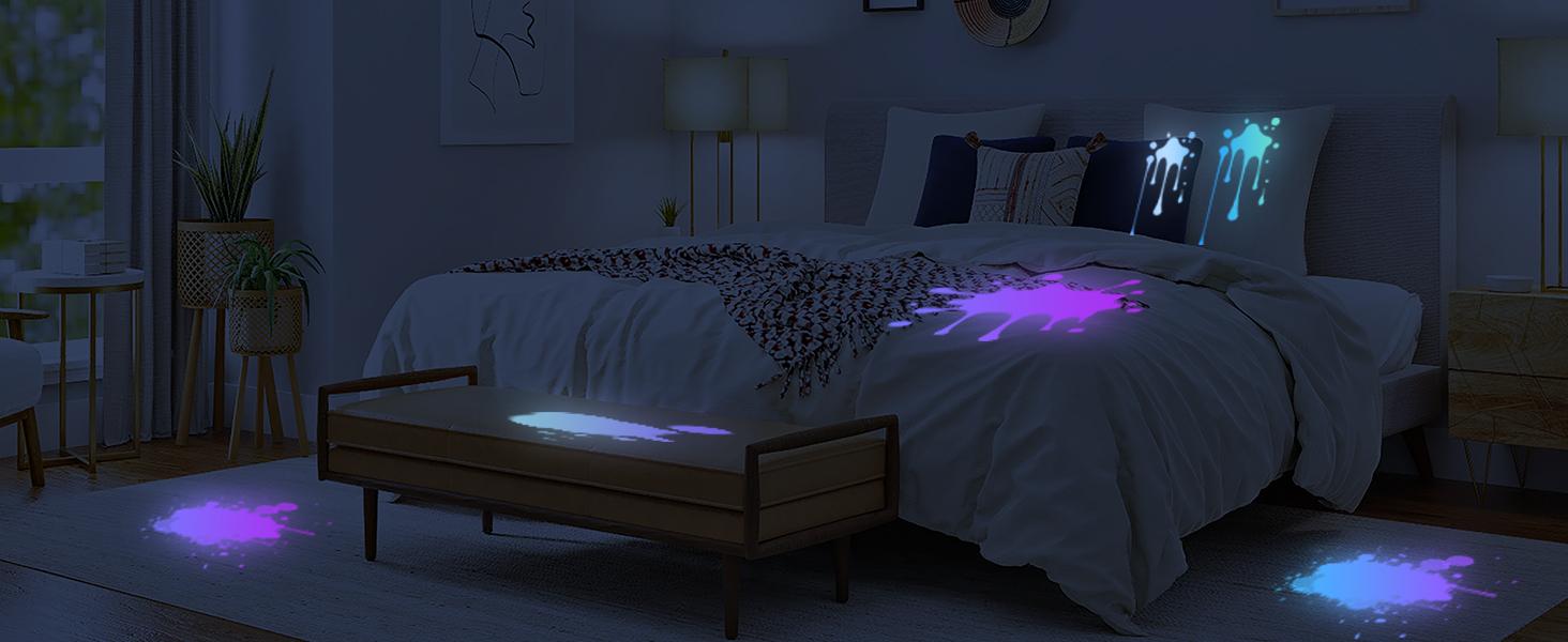 #JumpstartSale EverBrite Rechargeable Pen Flashlight with UV Light and White Light, 395nm Black Flashlight with Clip, Zoomable 4 Modes with Memory Function, USB C Cable, for Camping, Emergency, Pet Urine Detection