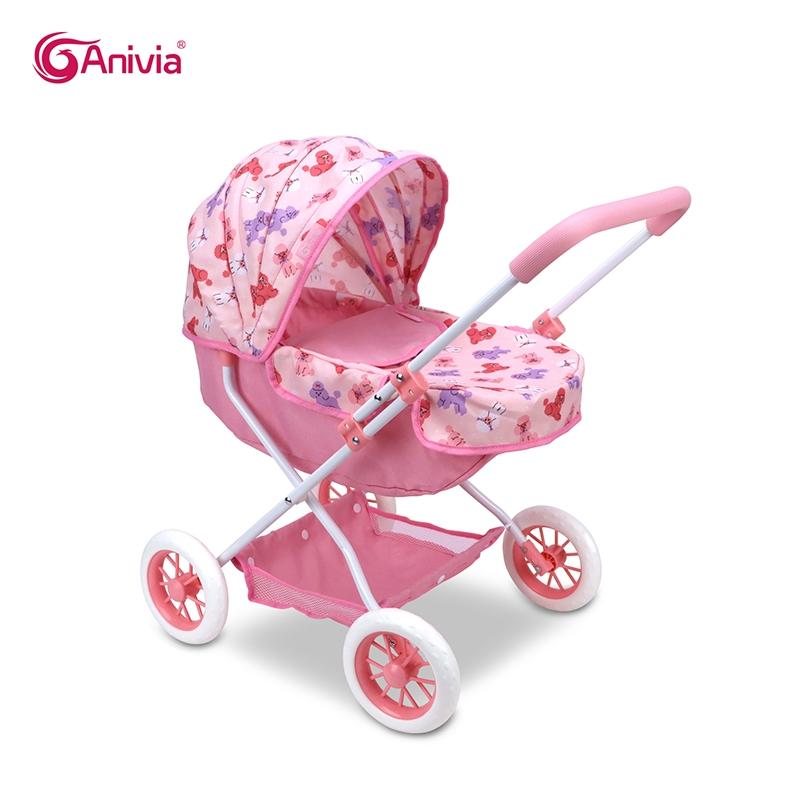 Anivia Brand Doll Stroller, Fits 11-18 Inch Dolls, Suitable for Kids over 3 Years, Perfect Holiday Gift, Christmas Present, Birthday Gift