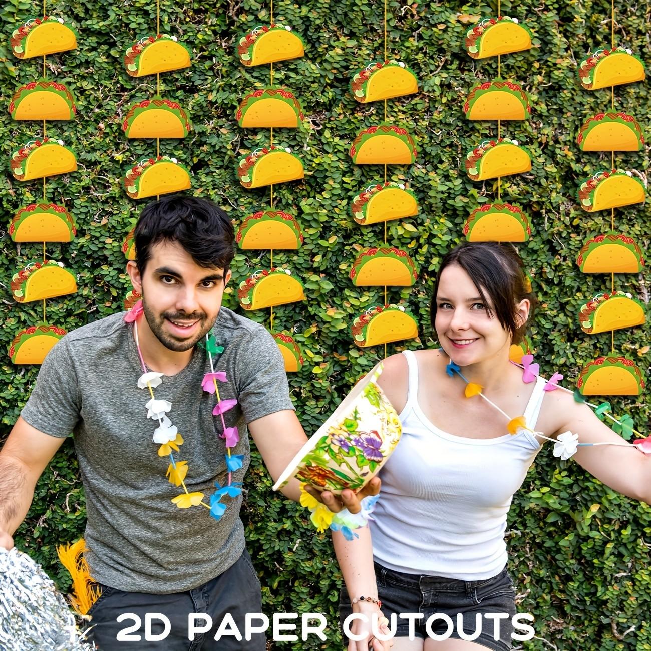 Taco Birthday Party Decorations, Mexican Fiesta Garland Banner, Cinco De Mayo Party Banner, Fiesta Ceiling Hanging Streamers, Cutouts