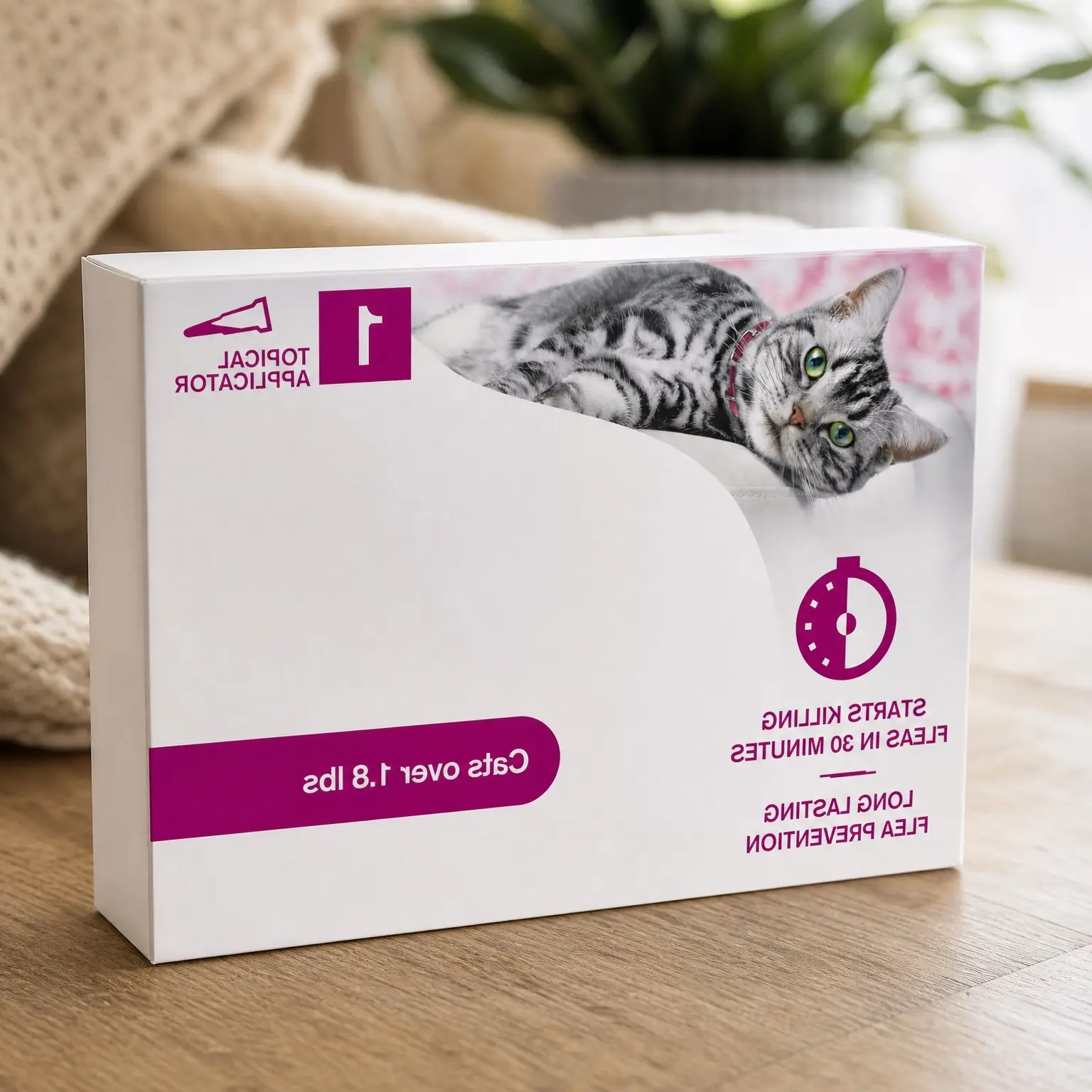 Fast-Acting Topical Flea Treatment & Prevention for Cats Over 1.8 lbs | 1 CountGift