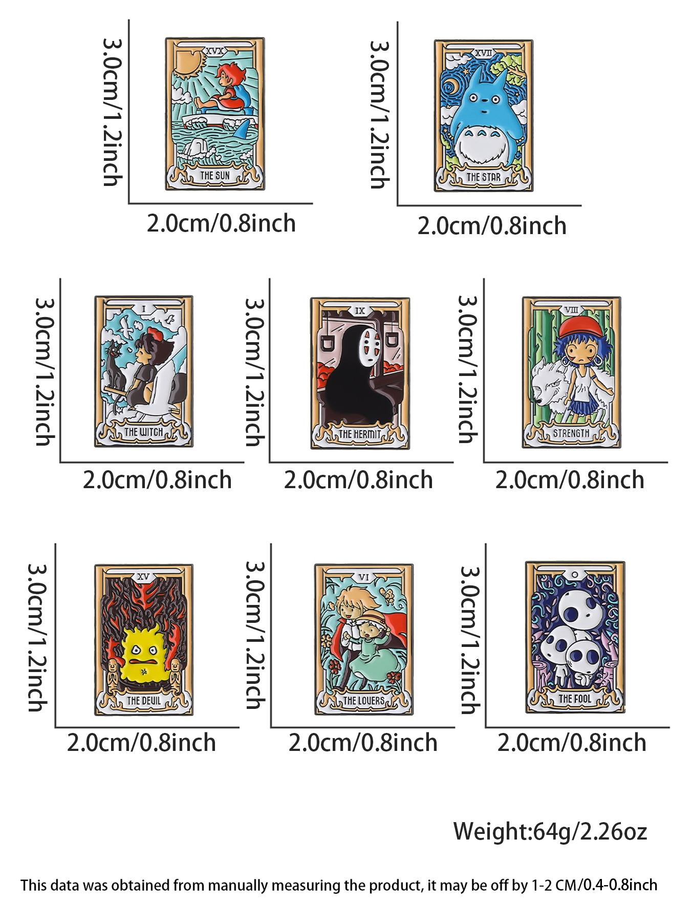 8 Piece Set Cartoon Anime Peripheral Enamel Pins Decor Pins Durable Metal Pins Classic Animation Character Alloy Brooches Lapel Backpack Badge Fashion Jewelry Accessories Gifts for Friends