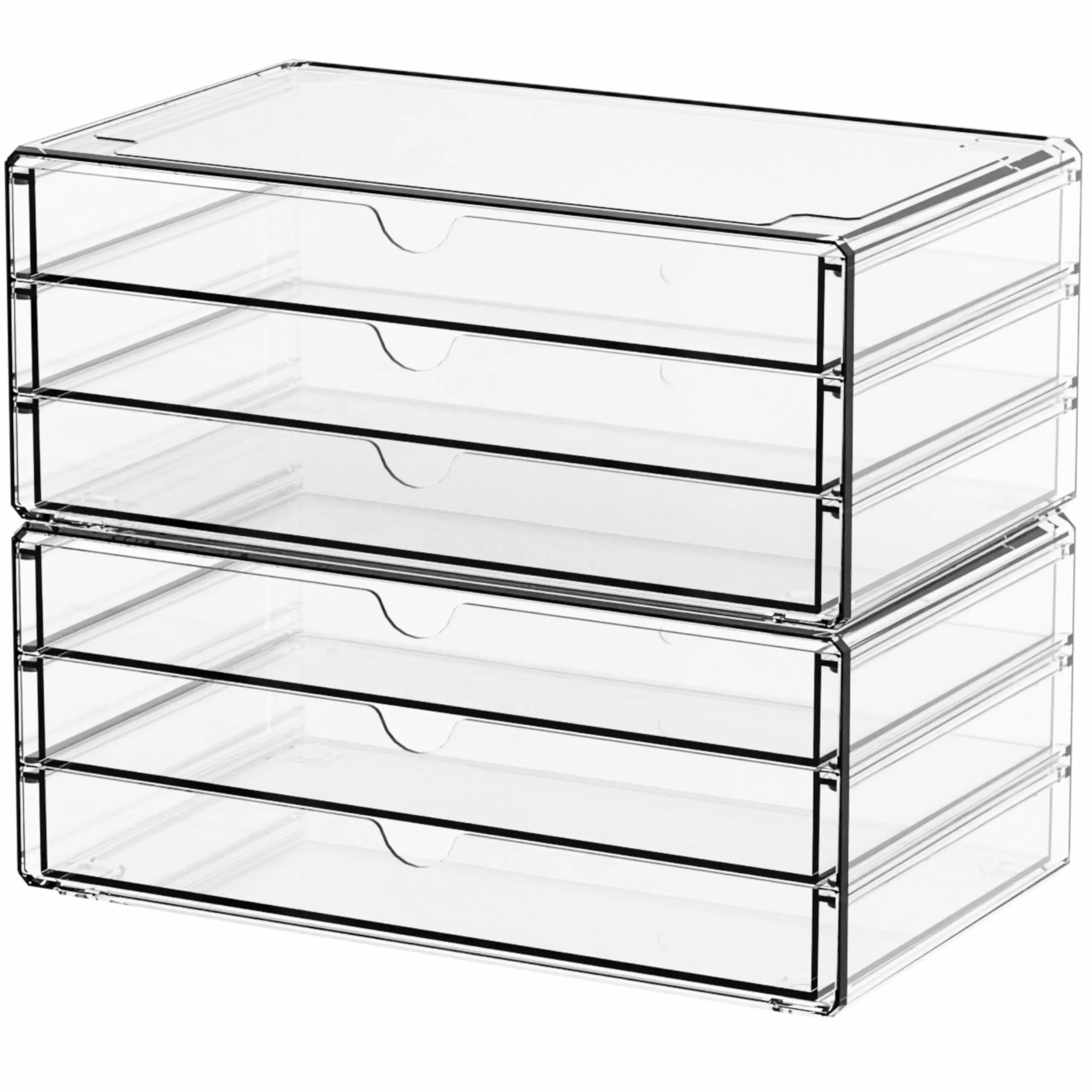 Large-6 Drawers-2Pack