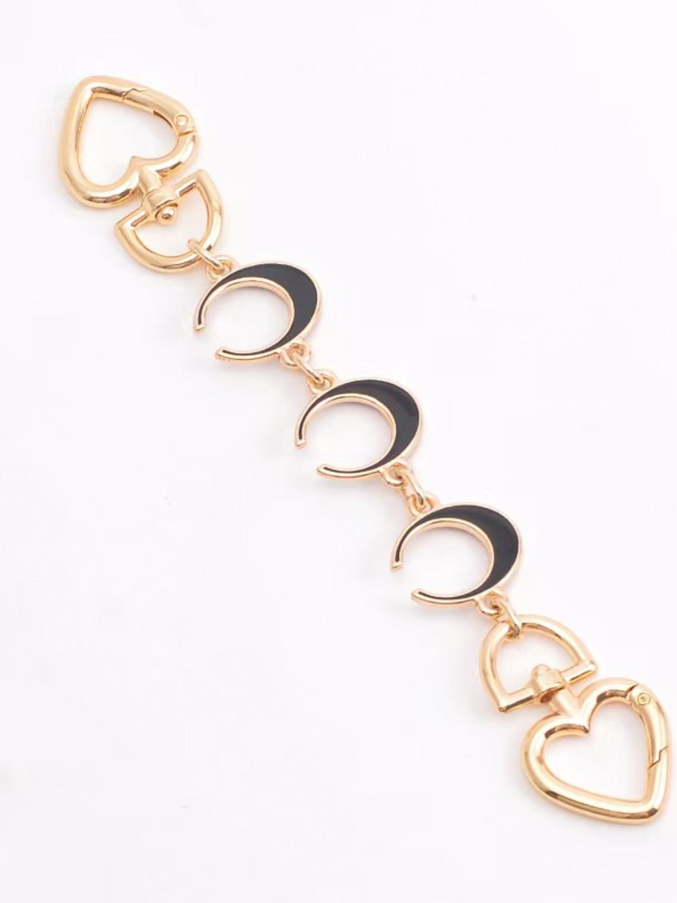 Moon Wallet Extender Chain, 1 Piece Bag Strap Extension Accessory, Ideal for Handbag Decoration, Perfect for DIY Craft Projects