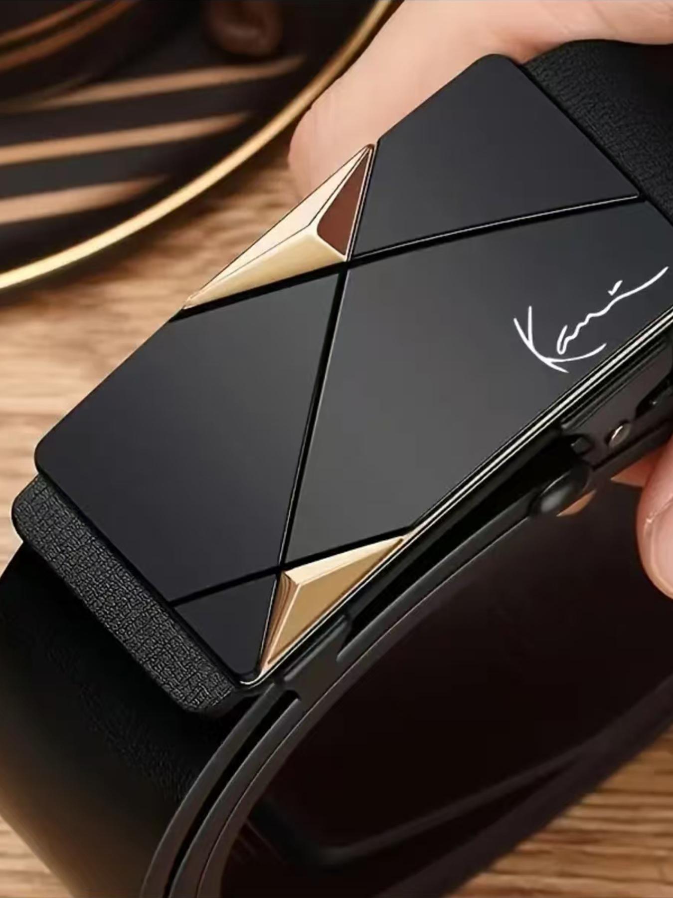 Durable Automatic Buckle, No Teeth Body, High-End Business Casual, All Season Style, Suitable for Business and Leisure, Fashion Belt