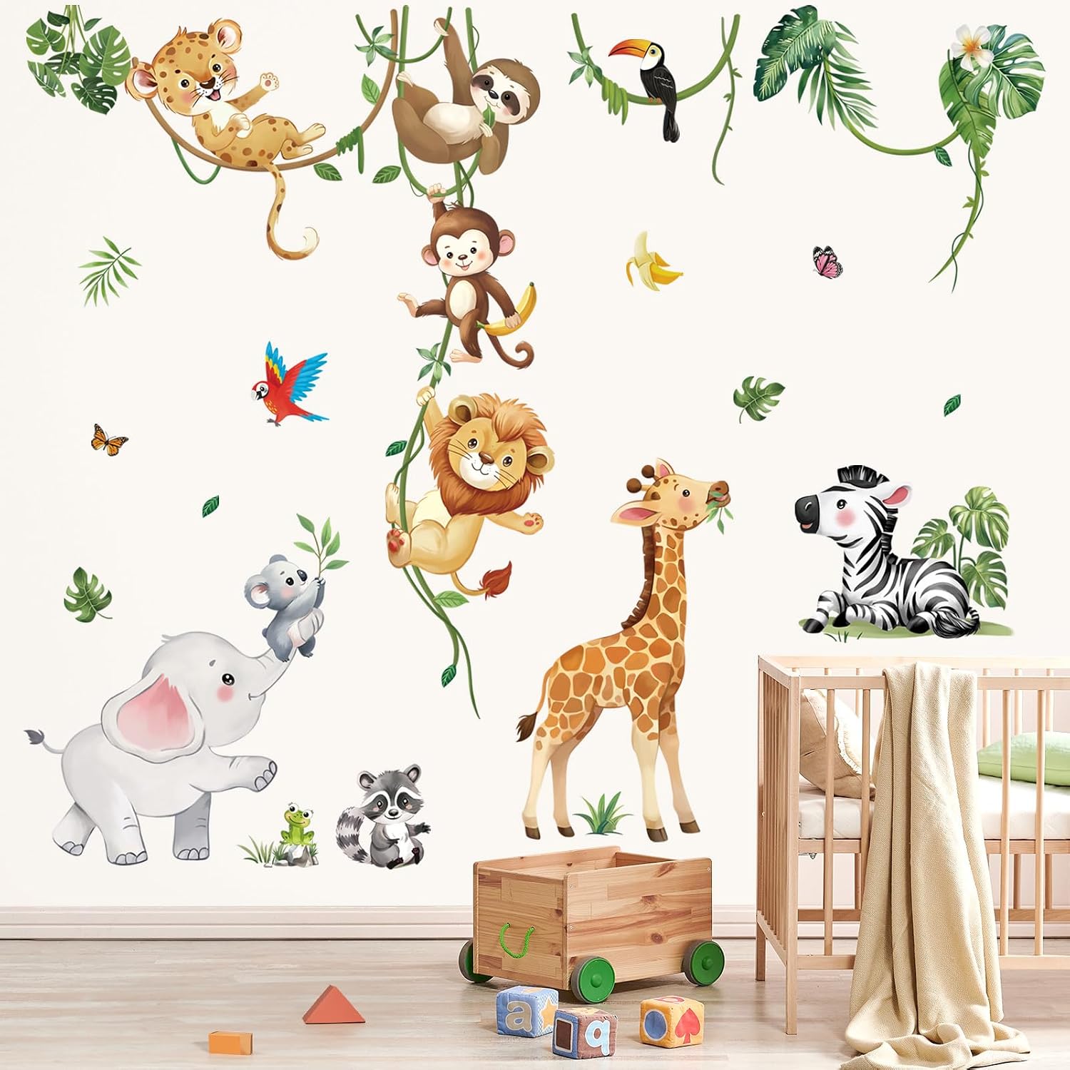 Safari  Jungle  Climbing Tree Wall  Stickers