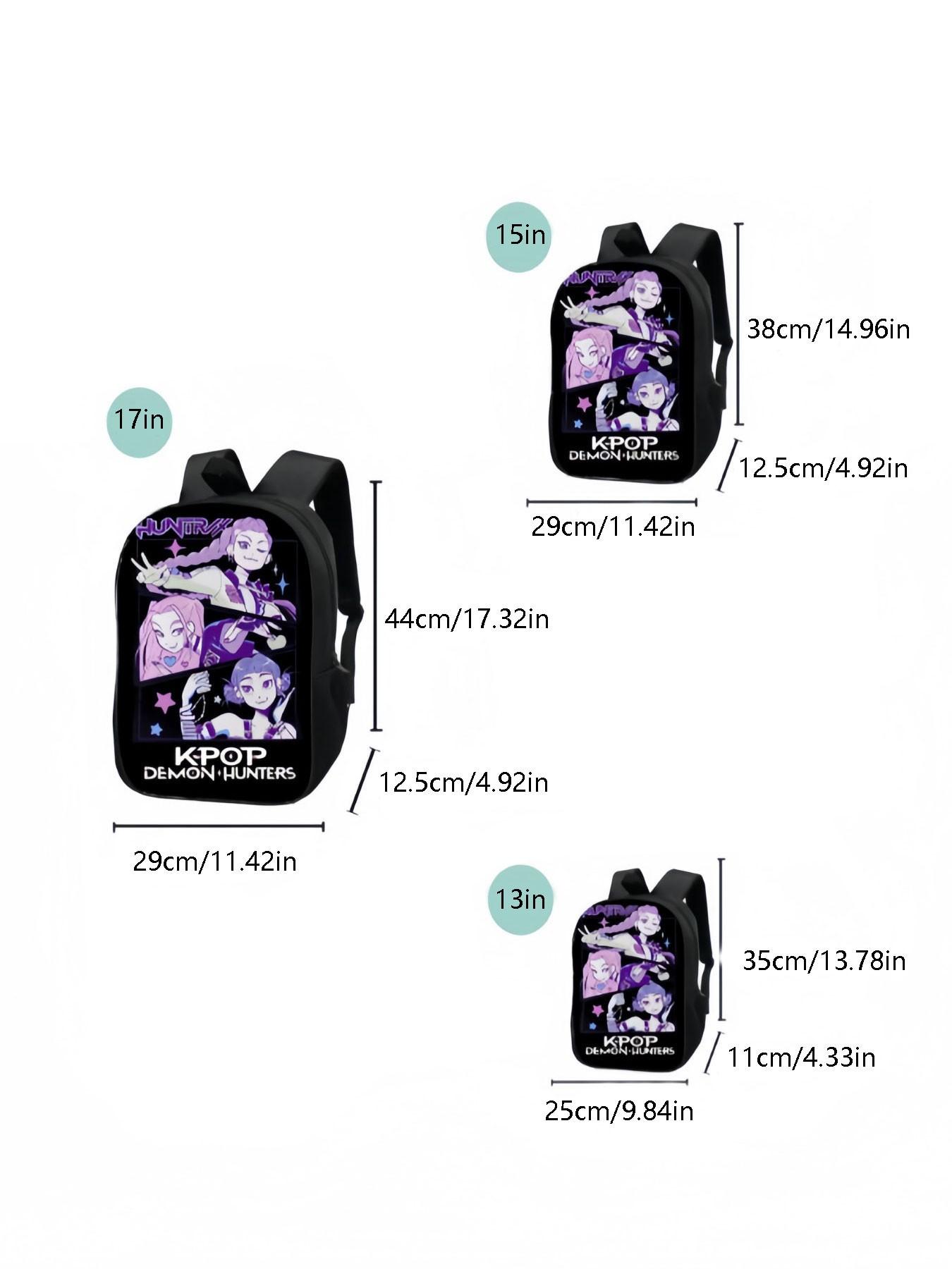 Kpop Twice Takedown Chibi Print Backpack, Casual Lightweight School Bag for Students, Fashion Travel Daypack, Stylish and Comfortable