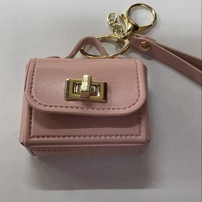 Leather Bag, Wireless Earphone Case, Headphone Bag, Multi-Functional Coin Purse, Fashionable High-Quality Mini Wallet, Creative Personalized Design