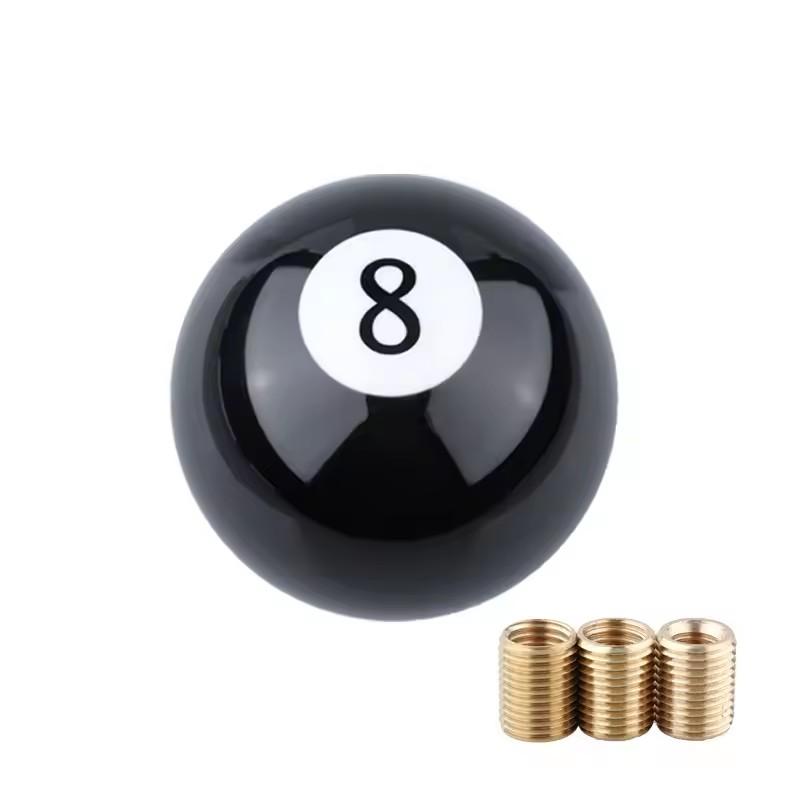 Creative Custom Car Gear Shift Head, Pool Ball Manual Gear Shifter, Crystal Eight Ball Design, Unique Personalized Auto Accessory, Car Accessories, Shift Knob