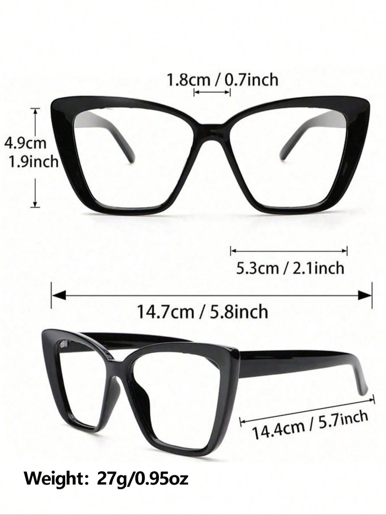 6 Pairs Unisex Fashion Classic Non-Prescription High Quality Eyeglasses, Perfect for Daily Use, Street Photography & TV Viewing, Perfect Gift Idea