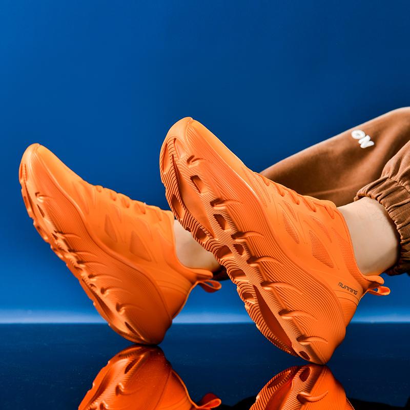 Level Up Your Casual Vibe! Men’s Chunky Casual Sneakers | 6 Vibrant Shades (36-47) | Lightweight, Shock-Absorbing & Trendy | Breathable Casual Shoes