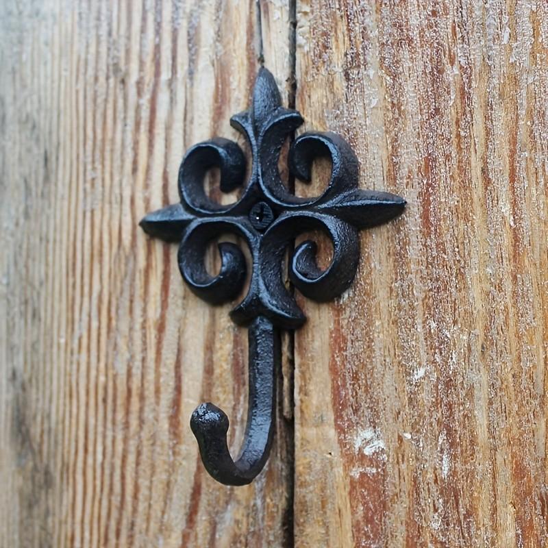 Vintage Cast Iron Wall Hook, Spear Head Hanging Rack, Durable Wall Mounted Clothes Key Bag Holder, Home Decor Hook, Indoor Outdoor Use