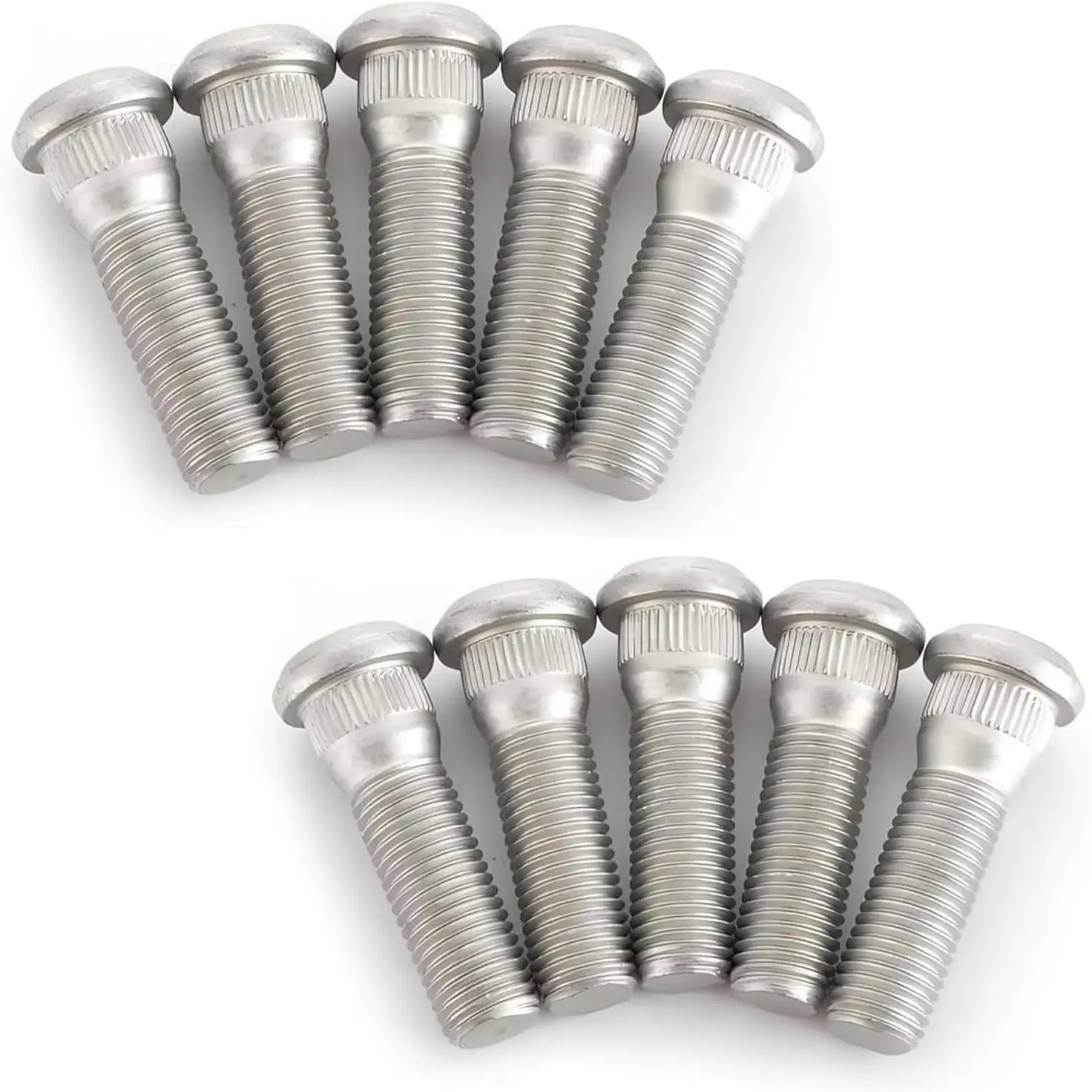 10 PCS Wheel Stud, M12x1.5 49mm Steel Lug Studs, OEM Replacement Tire Stud Car Accessories Compatible with Chevy Scion Pontiac