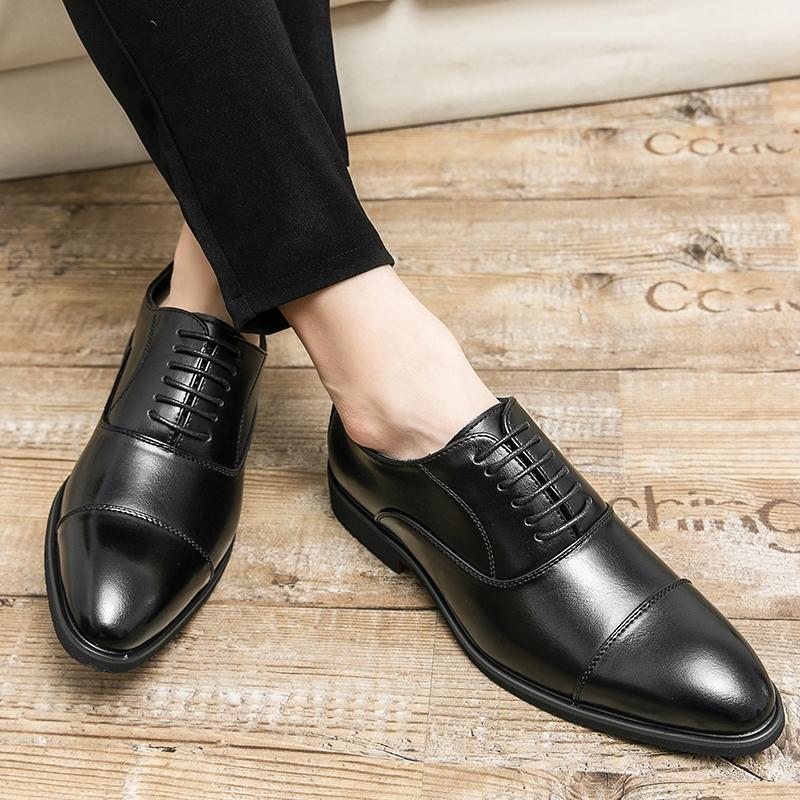 Men's Luxury Business Oxford Shoes, Smoke Color, Handmade Pointed Toe Formal Dress Shoes, Elegant Footwear for Professional Occasions