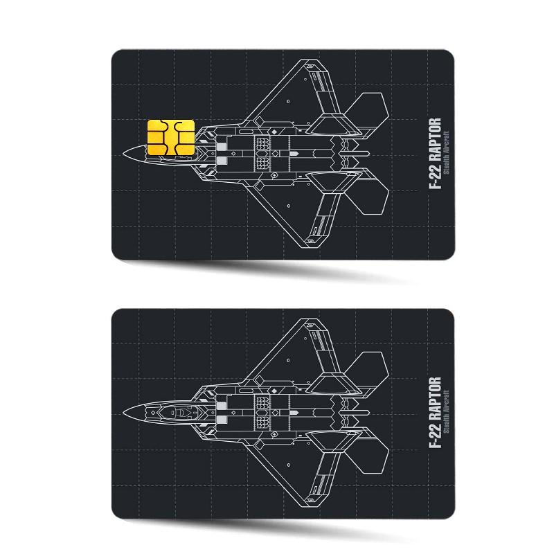 Ultra-Thin Waterproof Scratch-Resistant Credit Card Stickers, 2-Pack Personalized Bank Card Decorative Stickers, Durable Adult Use