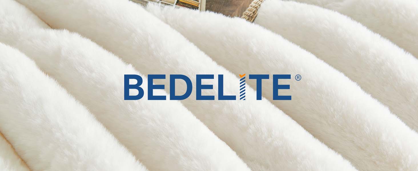 Bedelite Striped Blanket for Couch Soft Cozy Fluffy Light Weight Warm Plush Fuzzy 300GSM Valentine's Day gift Machine Washable 50x60 Twin 60x80 Queen 90x90 King 108x90 Spandex Blend Ultra Soft