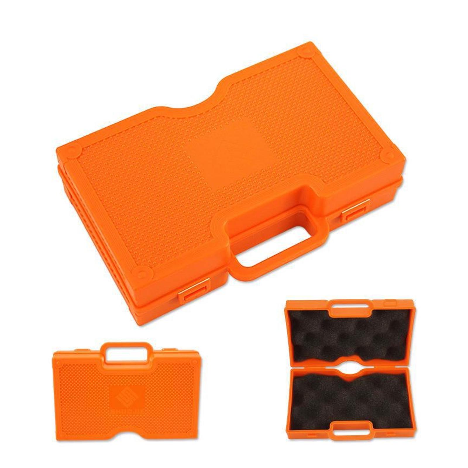 1pc Mini Pistol Model Display Case with Foam - Portable Pistol Organizer Box for Storage & Travel, Desktop Holder, Gift Idea