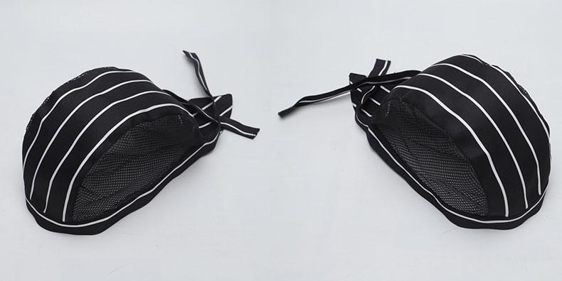 Breathable mesh Cook Hat 3pcs Chef Hat Food service Kitchen Work Cap Hotel Restaurant Canteen Bakery Baker Household Cooking Cap