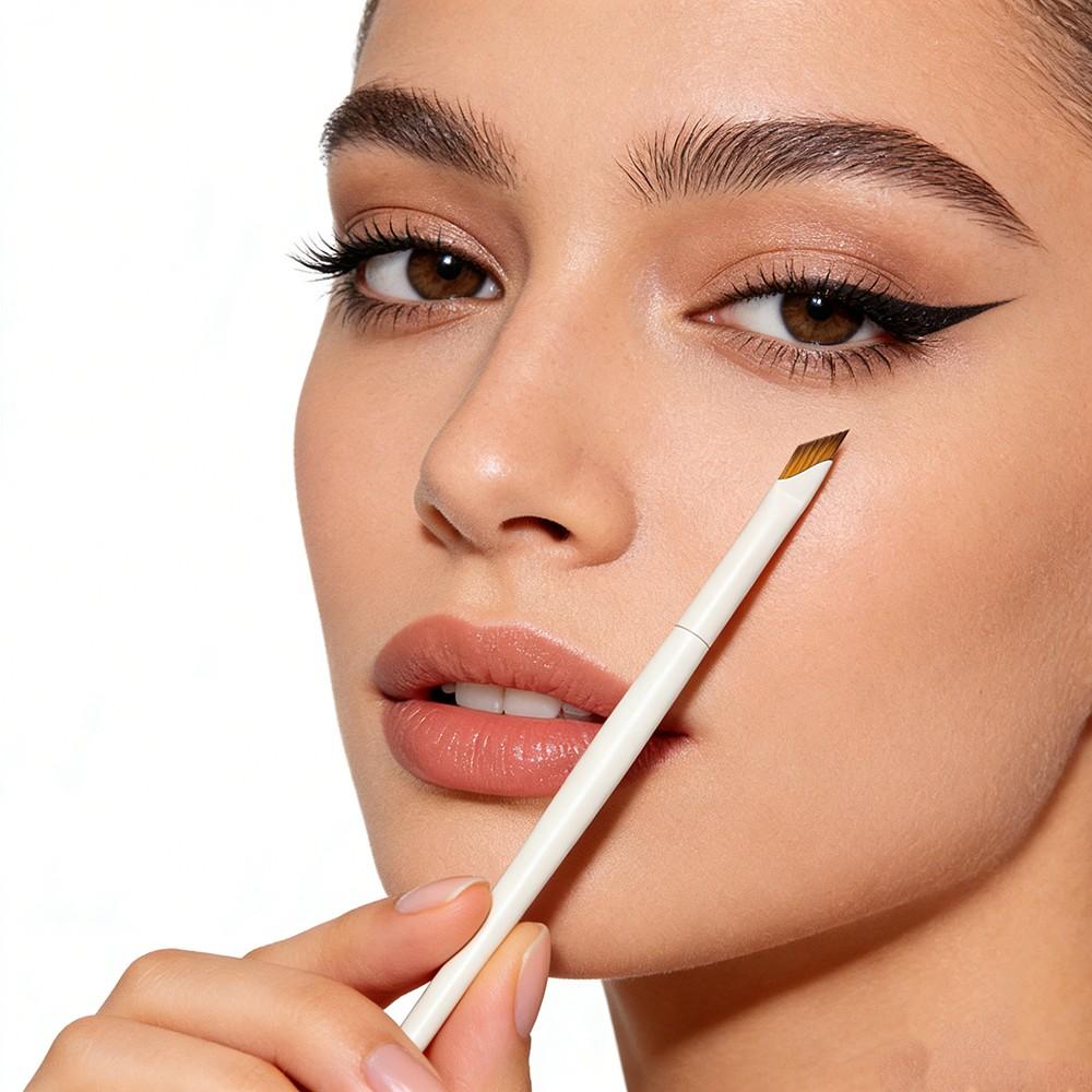 Upgrade Blade Eyeliner Brush, Ultra Thin Fine Angle Flat Eyebrow Brush, Under Eye Makeup Brushes, Precise Detail Brush