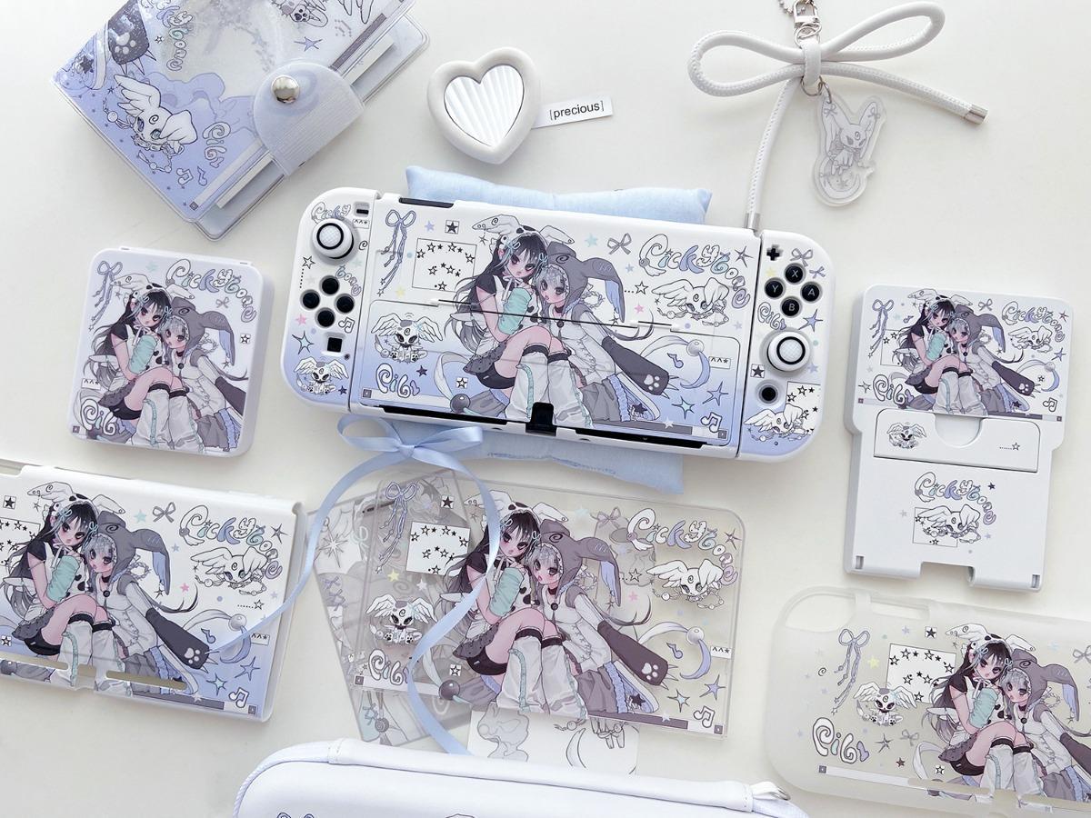 Anime Switch Case for Girl OLED Hard Case for Nintendo Switch2/NS/lite Console Controller Joy-Con Can Be Inserted Into The Dock