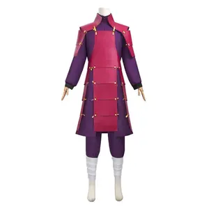 Madara Armor Cosplay Madara Uchiha Costume Male Ninja Red Armor Cosplay Costume For Halloween Cosplay Carnival Hard PU Armor