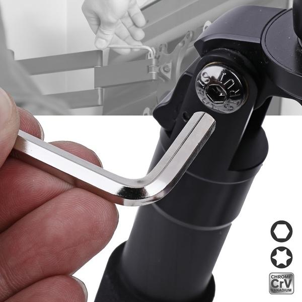 11 Piece Hex Wrench Set, Compact Portable Allen Key Tool Kit, Manual Hand Tools for DIY and Home Repair, Essential Hardware Accessories