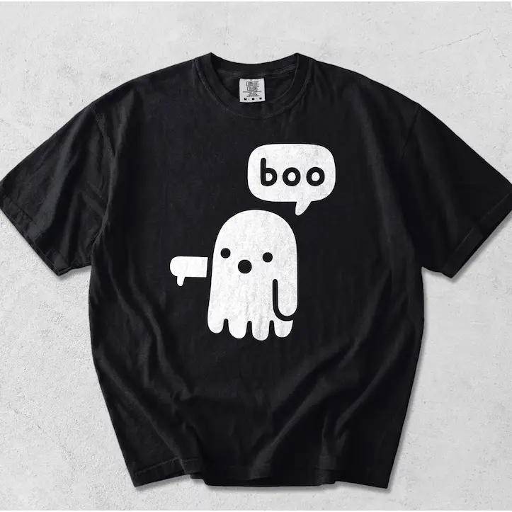 Cute Ghost Halloween Shirt, Playful Boo Graphic Tee