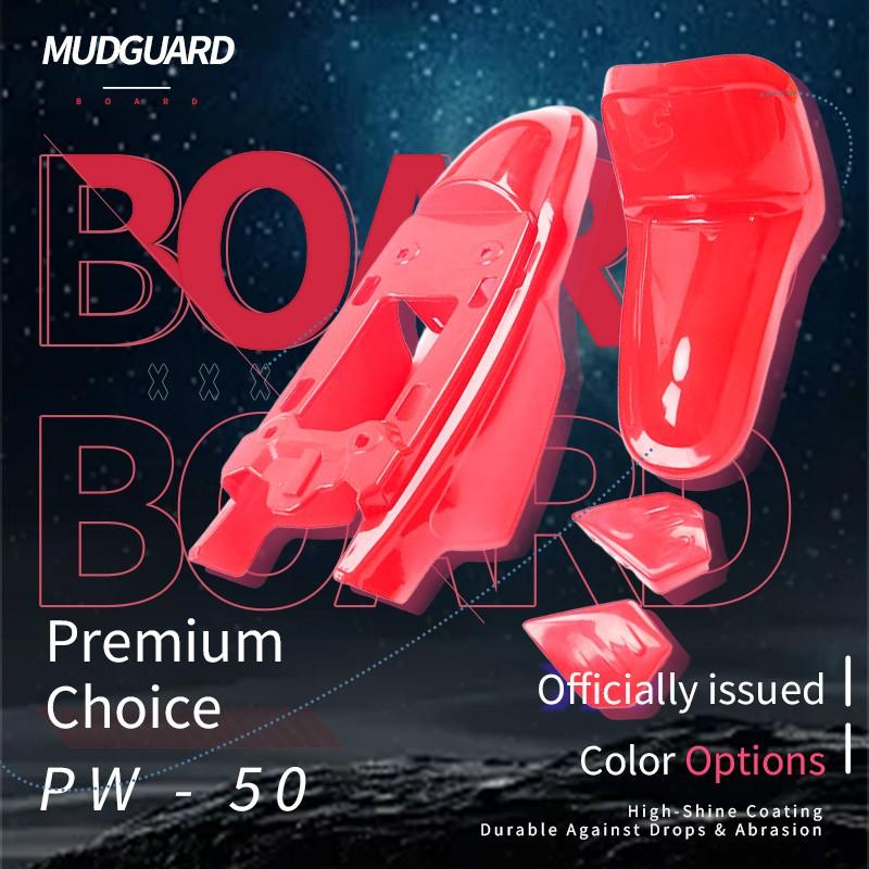 Yamaha Pw50 Py50 Mudguard Kit, Plastic Cover, Motorcycle Accessories, Off-Road Bike Parts, Front and Rear Fender Set