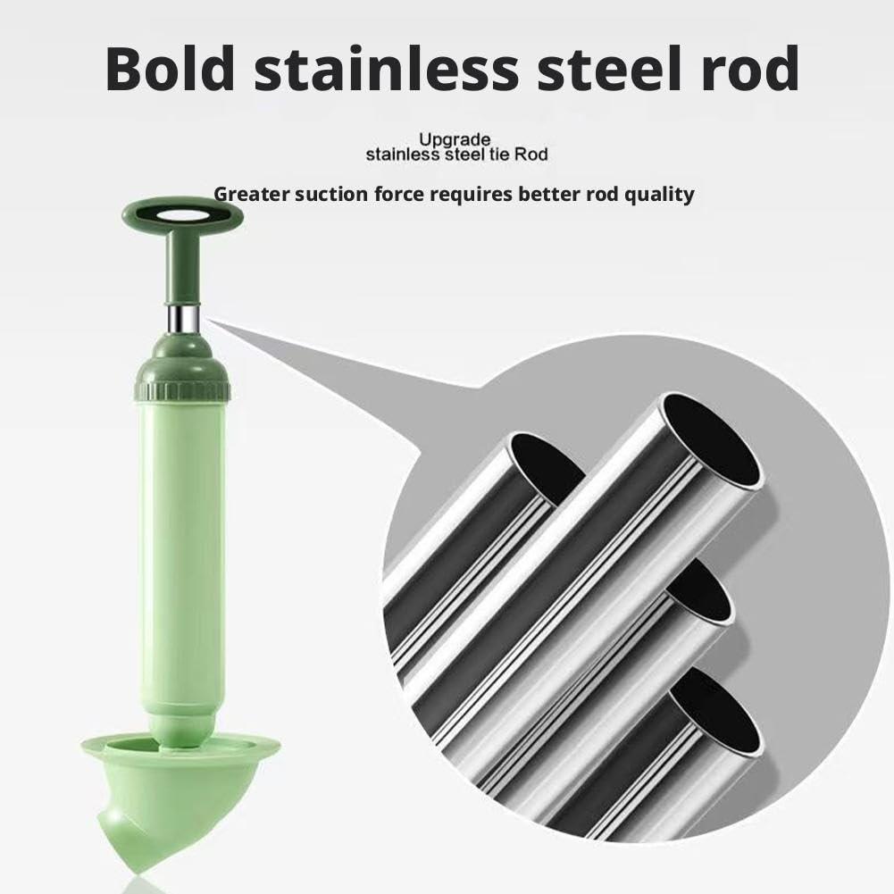 High-Pressure Toilet Siphon Pump, Powerful Drain Cleaning Tool, Abs Multi-Function Plunger, Ideal for Sink, Bathroom, Shower, Kitchen