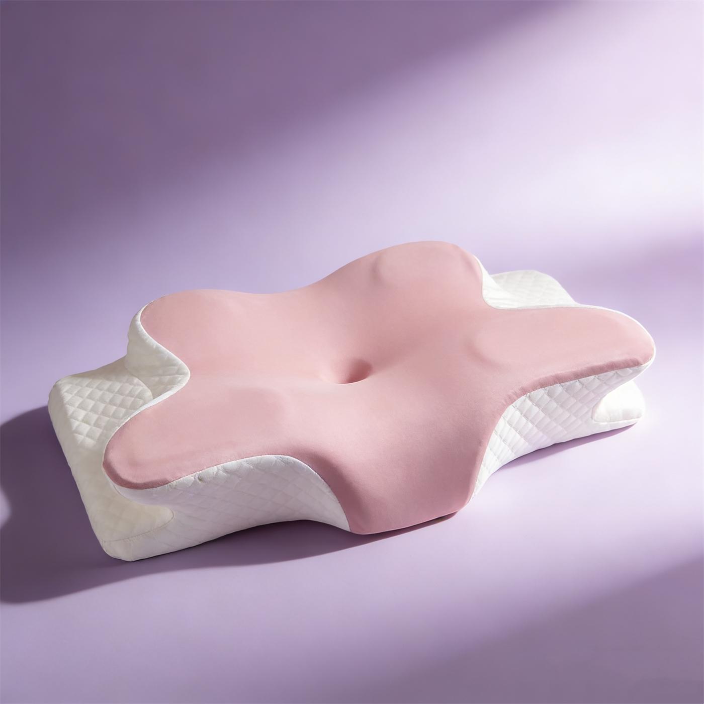 1PC Butterfly Cervical Pillow, Cooling & Breathable Medical Memory Pillow, Ergonomic Neck Curve Correction, Effectively Relieve Cervical Discomfort and Stiff Neck & Shoulder