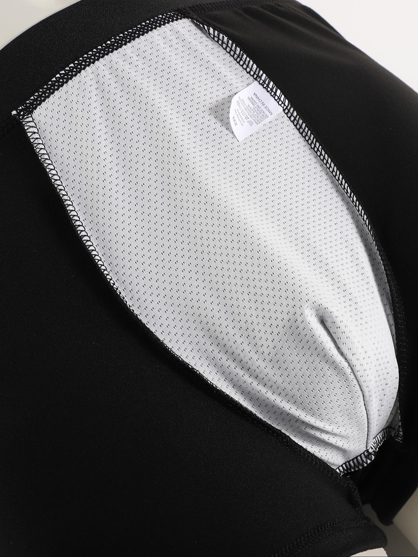 Men's I Love My Girlfriend Pop Art Print Underwear Set, Elastic Boxer Briefs, Comfortable Casual Wear, Blue Random Colors